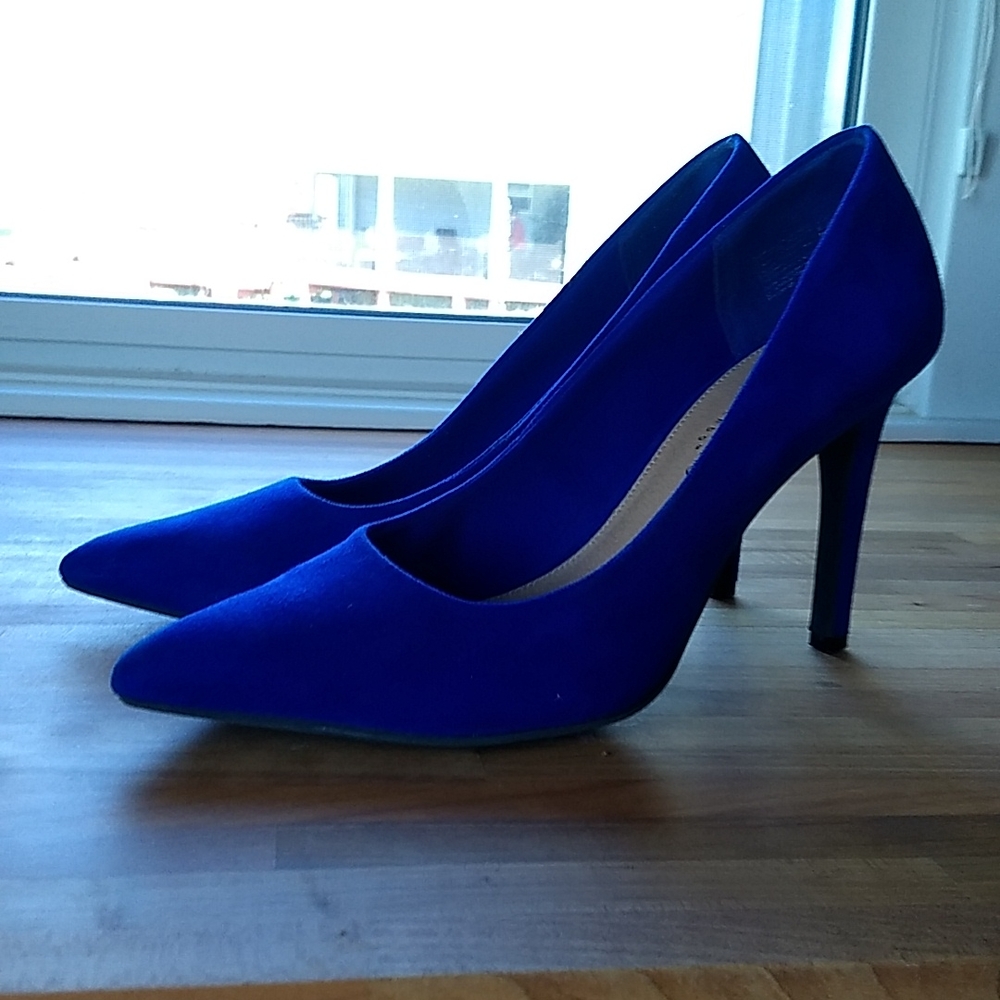 Christian Siriano for Payless Cobalt Blue Heels